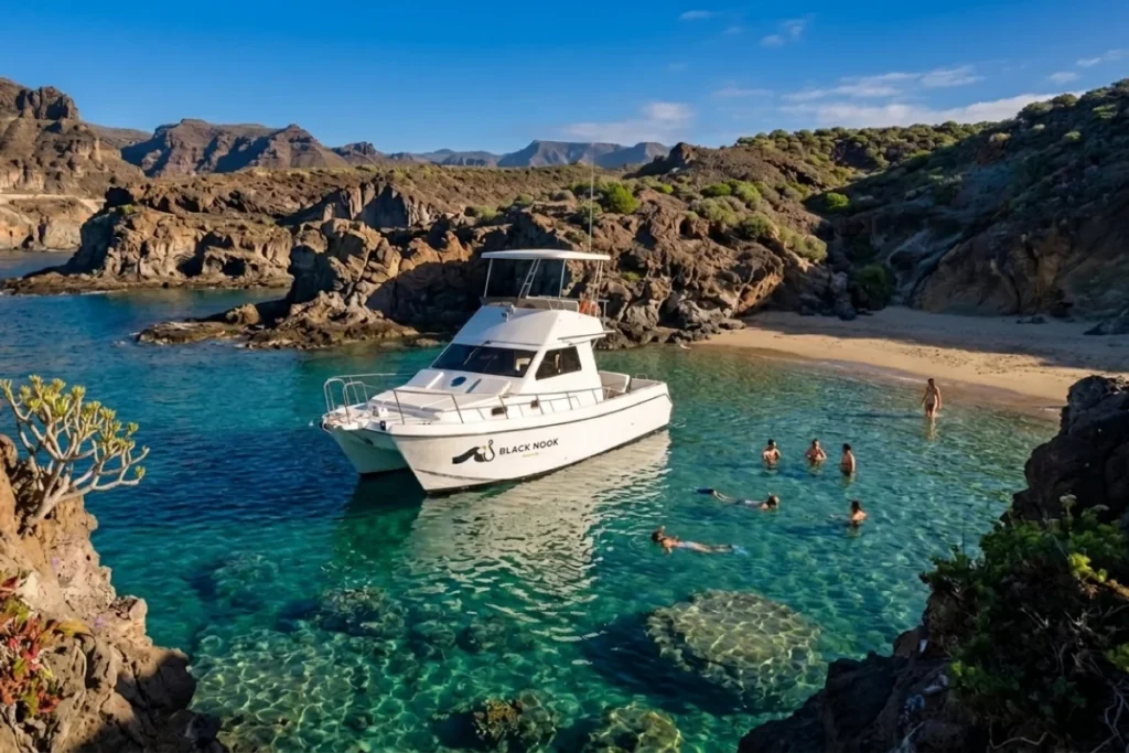 Alquiler de barco privado en Mogán para excursiones